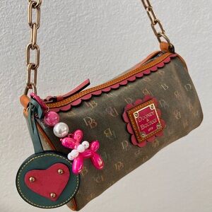 Y2K Dooney & Bourke Mini Bag with Pink Accents